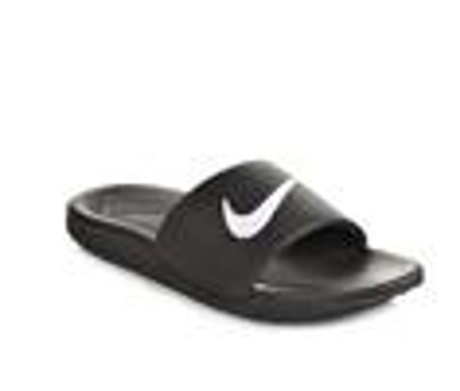 Kids Nike Sandals | Kids' Nike Little Kid & Big Kid Kawa Sport Slides Black/White