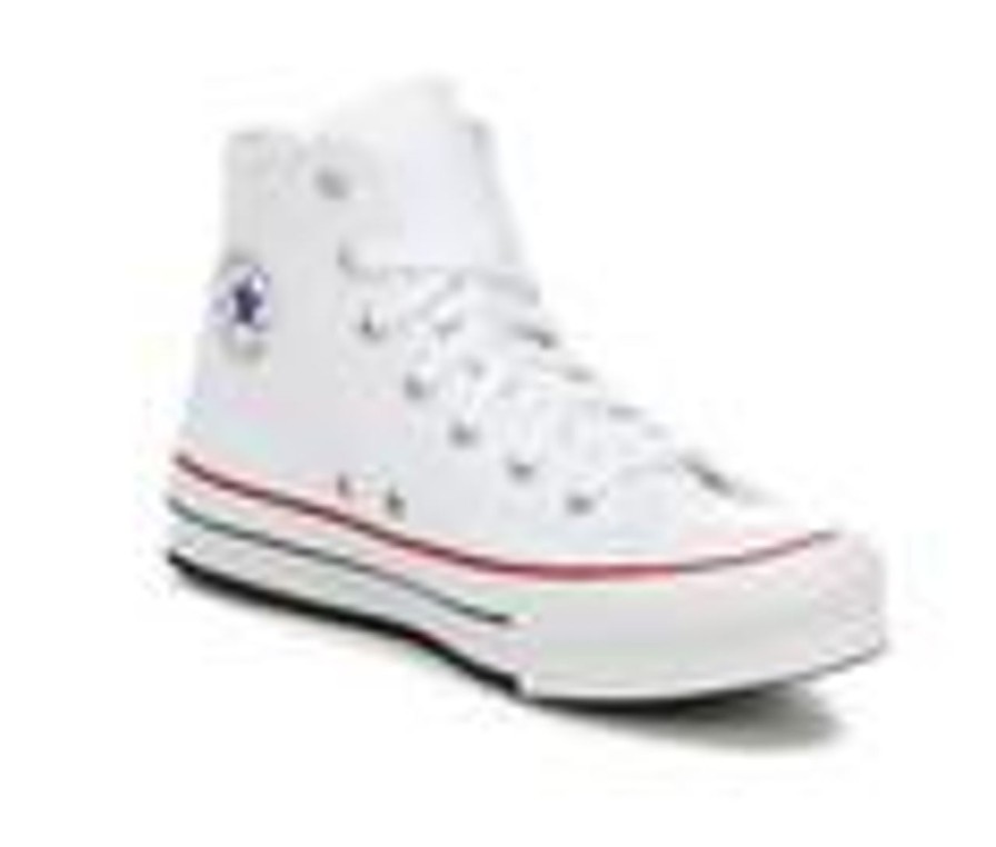 Kids Converse Athletics & Sneakers | Girls' Converse Big Kid Chuck Taylor All Star Hi Lift High-Top Sneakers Wht/Garnet/Navy