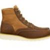 Men Carhartt Electric Hazard | Men'S Carhartt Wedge 6 Brown Leather