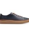 Men Clarks Oxfords | Men'S Clarks Oakpark Low Casual Oxfords Navy Leather