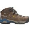 Men KEEN Utility Waterproof | Men'S Keen Utility Detroit Xt Mid Steel Toe Waterproof Work Boots Cascade Br/Bl