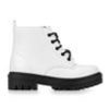 Kids Unr8ed Boots | Girls' Unr8Ed Toddler Firm Combat Boots White