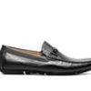 Men Florsheim Loafers | Men'S Florsheim Talladega Moc Toe Bit Driver Loafers Black Smooth