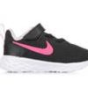 Kids Nike Athletics & Sneakers | Girls' Nike Infant & Toddler Revolution 6 Running Shoes Black/Pinkfoam