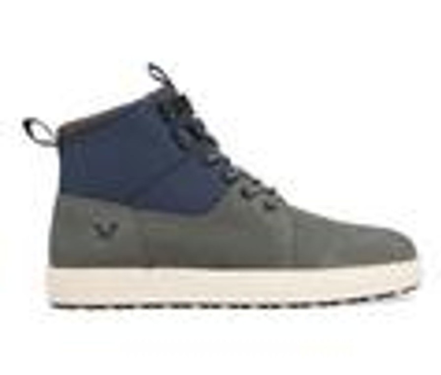 Men Territory High Tops | Men'S Territory Wasatch High-Top Dress Sneakers Blue