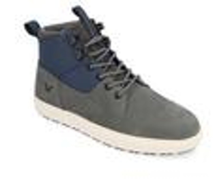 Men Territory High Tops | Men'S Territory Wasatch High-Top Dress Sneakers Blue