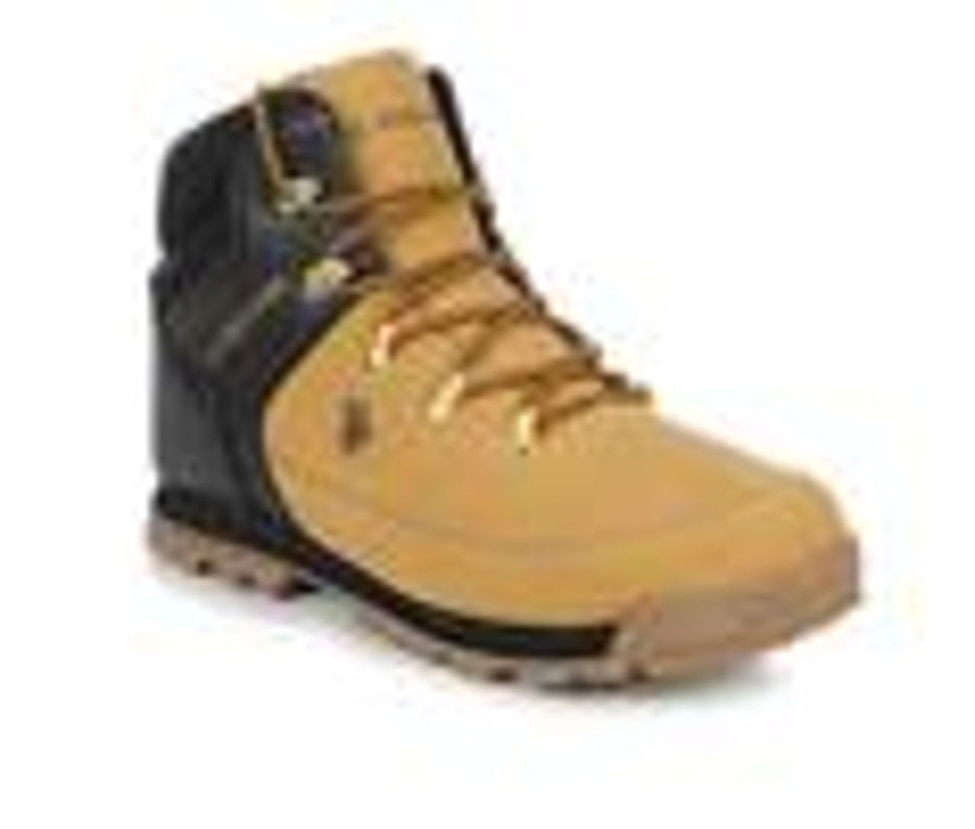 Men US Polo Assn Hiking And Hunting | Men'S Us Polo Assn Meridian Boots Wheat/Black