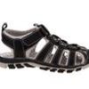 Kids Rugged Bear Sandals | Boys' Rugged Bear Little Kid & Big Kid Rb01013Sm Closed-Toe Sport Sandals Black/Grey