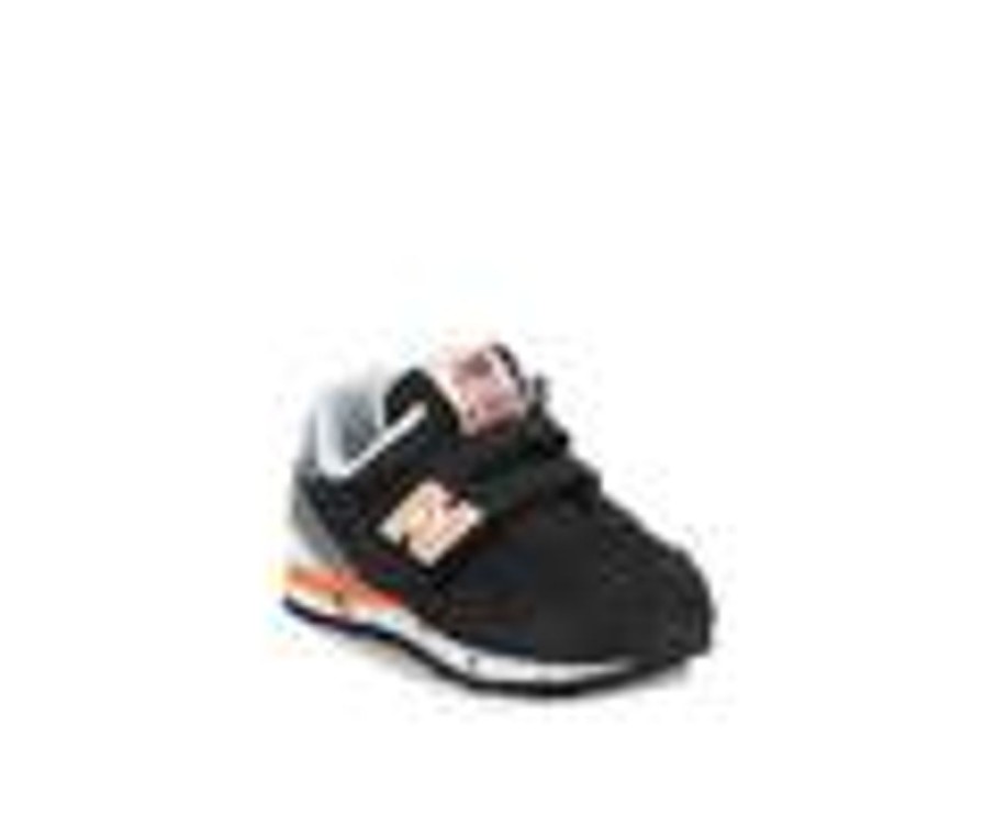 Kids New Balance Athletics & Sneakers | Boys' New Balance Infant & Toddler 515 Iv515Bt Running Shoes Blk/Orng/Speck