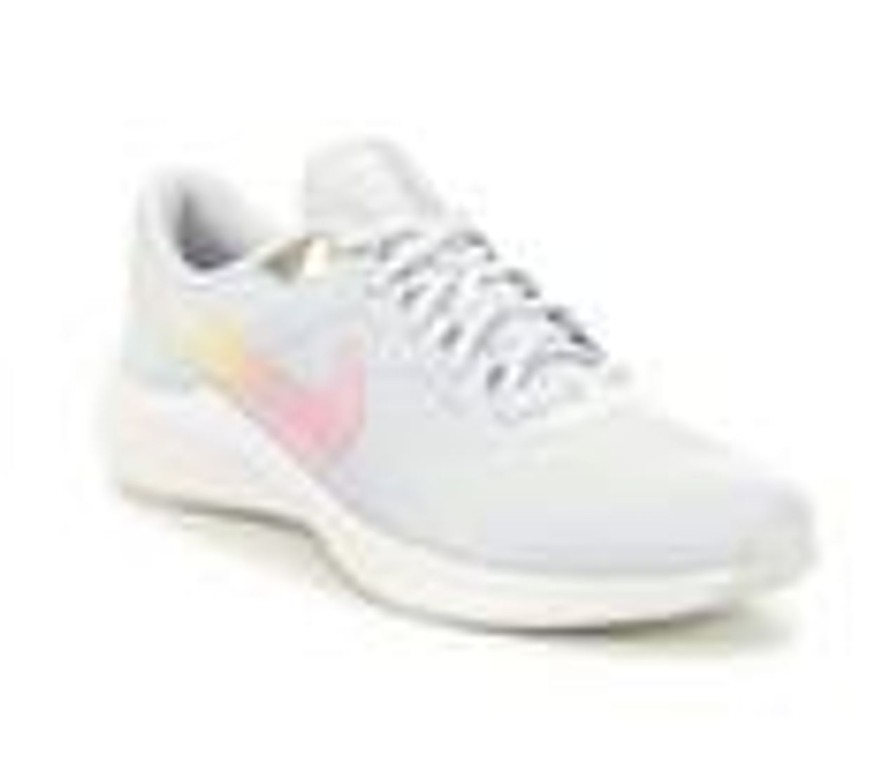 Kids Nike Athletics & Sneakers | Girls' Nike Big Kid Downshifter 11 Special Edition Running Shoes Grey/Wht/Peach