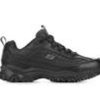 Men Skechers Work Electric Hazard | Men'S Skechers Work 200080 Soft Stride Fambli Slip-Resistant Shoes Black