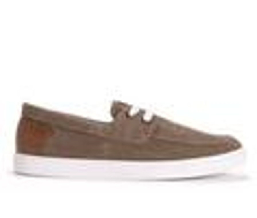 Men LUKEES by MUK LUKS Boat Shoes | Men'S Lukees By Muk Luks Cruise Voyage Boat Shoes Natural