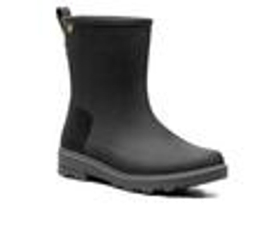 Kids Bogs Footwear Boots | Girls' Bogs Footwear Little Kid & Big Kid Holly Jr Mid Rain Boots Black