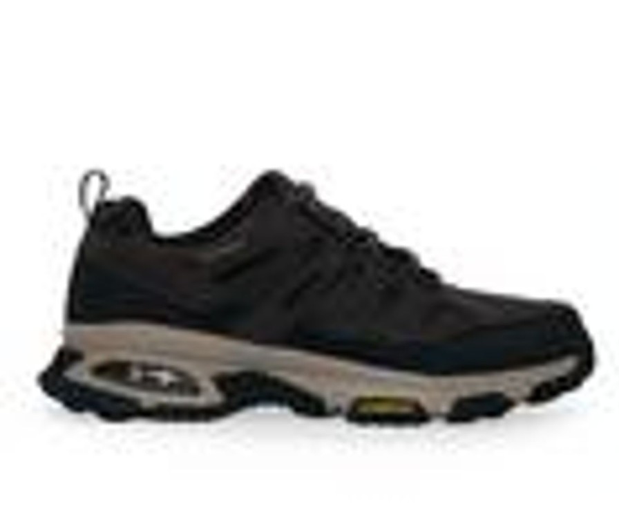 Men Skechers Walking And Hiking | Men'S Skechers 237214 Air Envoy Water Resistant Running Shoes Brown/Black