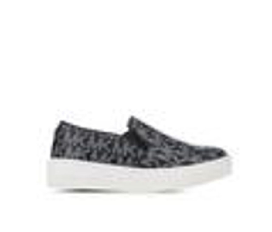 Kids MICHAEL KORS Casual | Girls' Michael Kors Toddler Jem Daley Slip-On Shoes Black/White