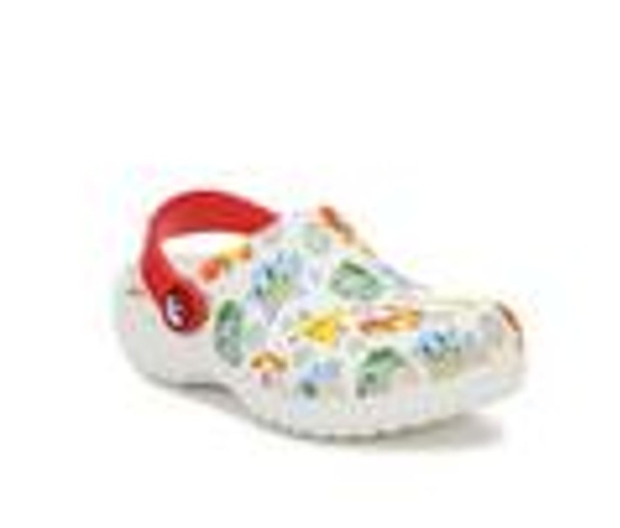 Kids Crocs Sandals | Kids' Crocs Toddler Classic Pokemon Clogs White/Multi