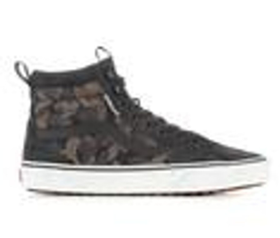 Men Vans High Tops | Men'S Vans Filmore Hi Vansguard Skate Shoes Raven/Camo/Wht