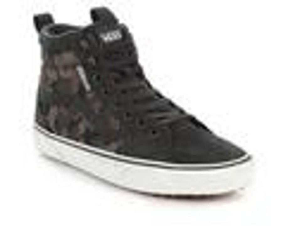 Men Vans High Tops | Men'S Vans Filmore Hi Vansguard Skate Shoes Raven/Camo/Wht