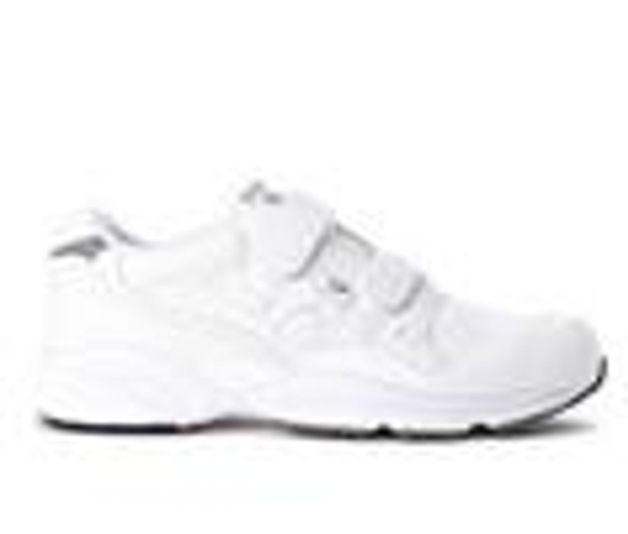 Men Propet Walking And Hiking | Men'S Propet Stability Walker Strap Walking Shoes White