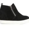 Kids Soda Athletics & Sneakers | Girls' Soda Little Kid & Big Kid Taylor Wedge Sneakers Black Suede