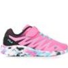 Kids Fila Athletics & Sneakers | Girls' Fila Little Kid & Big Kid Fantom 8 Strap Mash Running Shoes Plum/Black/Blue