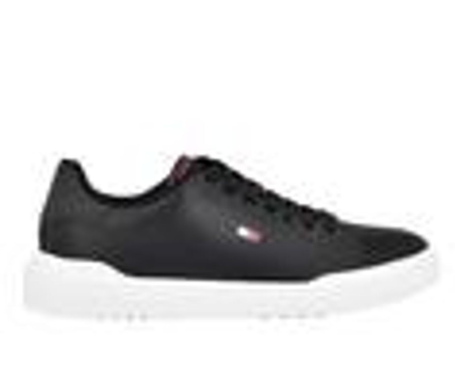 Men Tommy Hilfiger Oxfords | Men'S Tommy Hilfiger Narvyn Casual Shoes Black