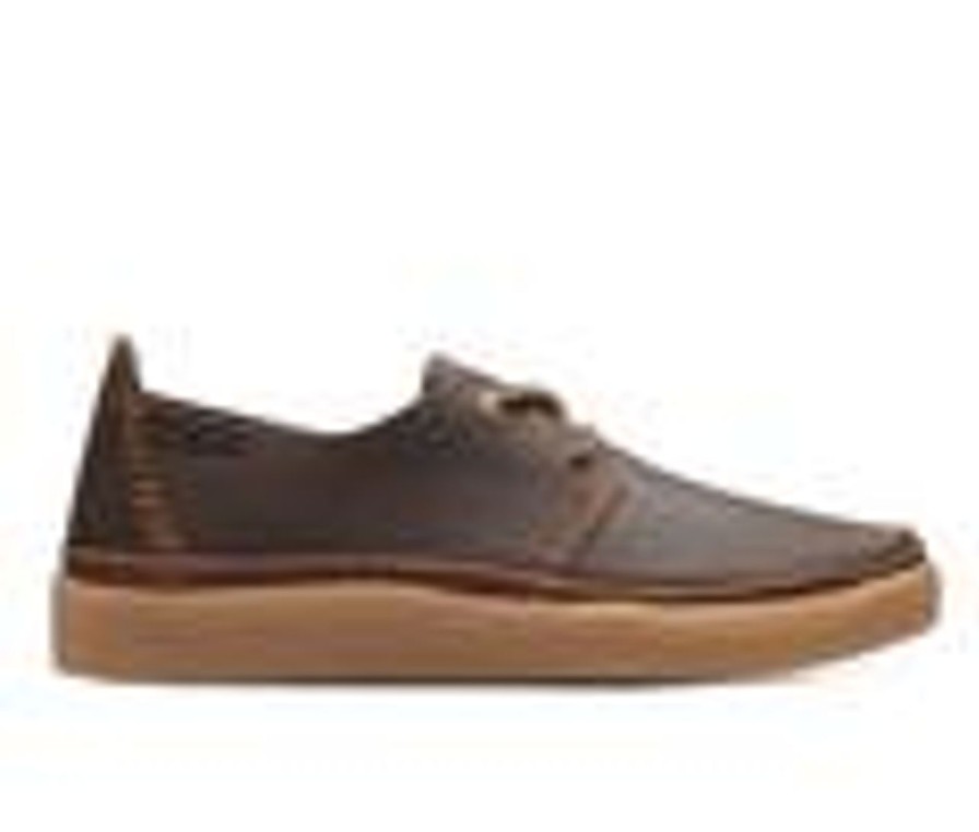 Men Clarks Oxfords | Men'S Clarks Oakpark Lace Casual Oxfords Beeswax Leather