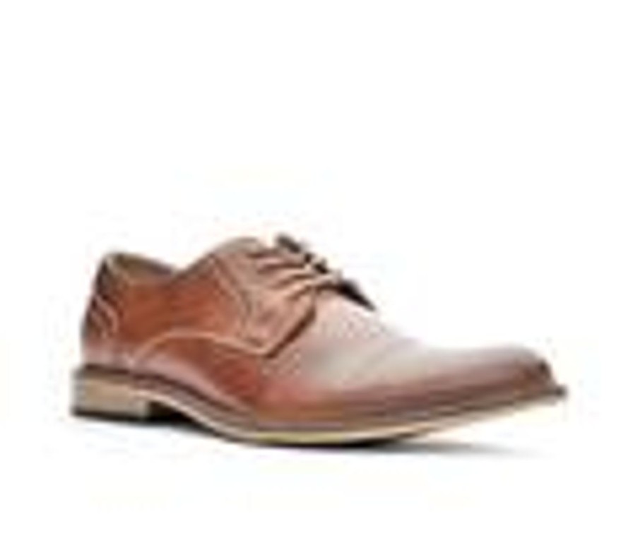 Men Madden Oxfords | Men'S Madden Alk Dress Shoes Cognac