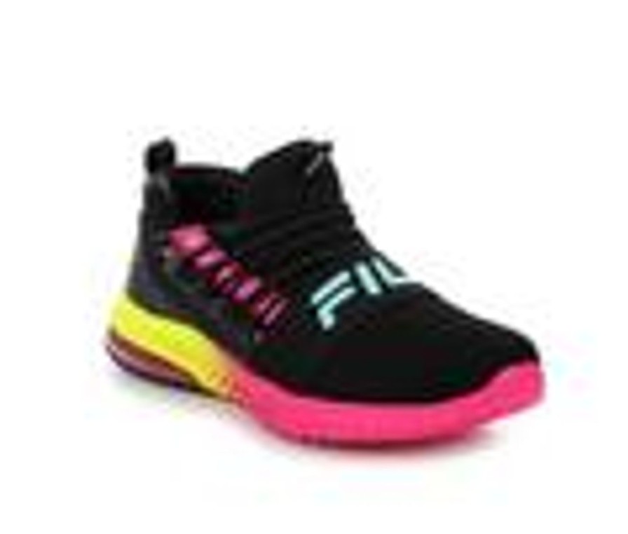 Kids Fila Athletics & Sneakers | Girls' Fila Little Kid & Big Kid Fantastiq 2 Running Shoes Blk/Pnk/Blu/Ylw