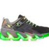 Kids Skechers Casual | Boys' Skechers Little Kid & Big Kid Mega Surge Light-Up Running Shoes Black/Lime