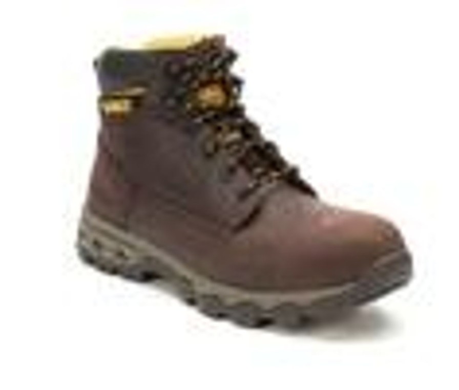 Men DeWALT Composite And Alloy Toe | Men'S Dewalt Halogen 6 Inch Aluminum Toe Work Boots Brown