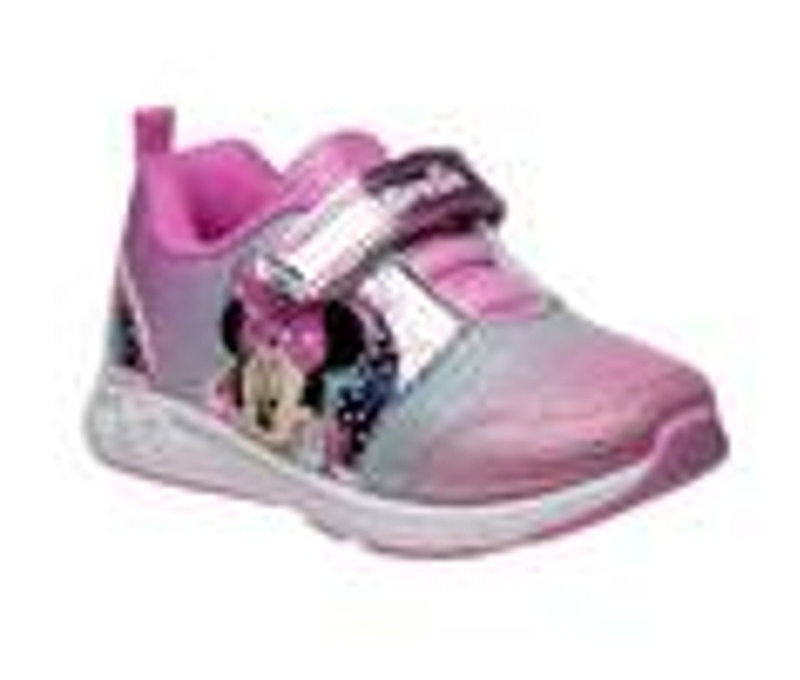 Kids Disney Casual | Girls' Disney Toddler & Little Kid Minnie Sport Light Up Sneakers Pink