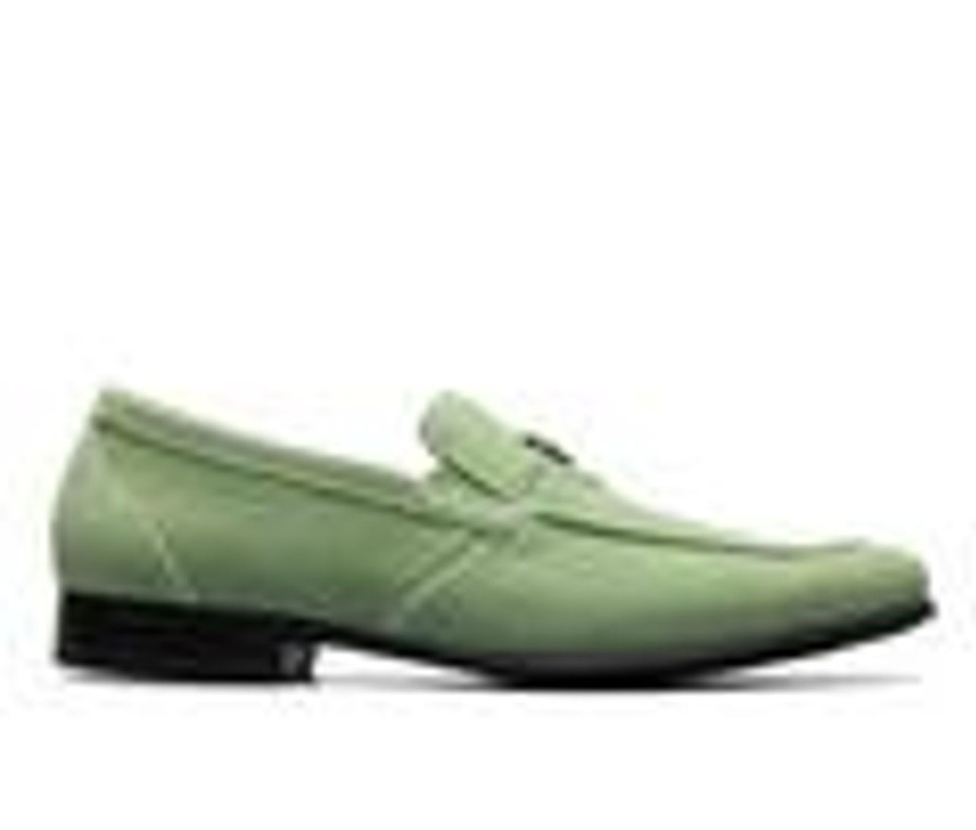 Men Stacy Adams Loafers | Men'S Stacy Adams Quincy Dress Loafers Pistachio