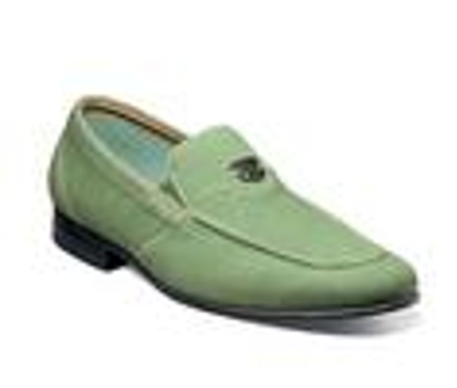 Men Stacy Adams Loafers | Men'S Stacy Adams Quincy Dress Loafers Pistachio