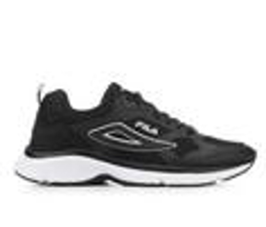 Men Fila Cross Training | Men'S Fila Memory Skyrainer Running Shoes Black/White