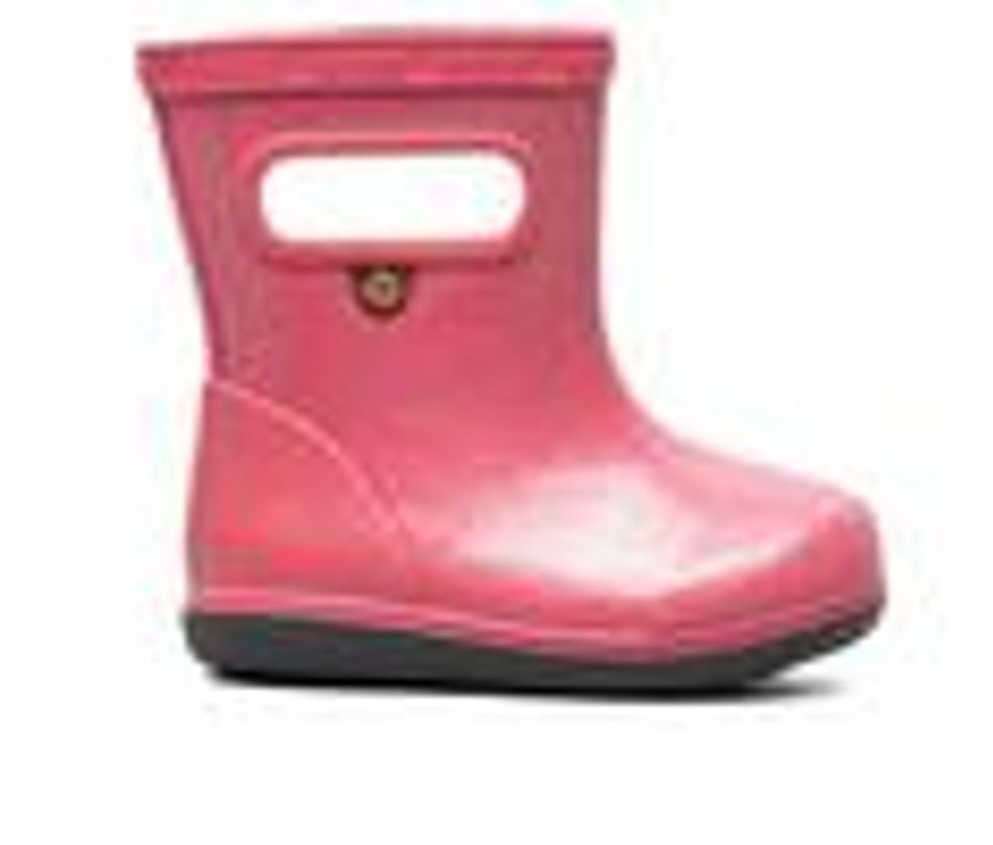 Kids Bogs Footwear Boots | Girls' Bogs Footwear Toddler & Little Kid Skipper Ii Glitter Rain Boots Pink