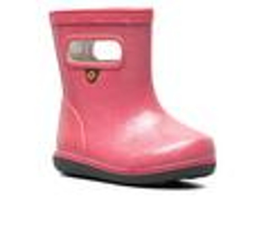 Kids Bogs Footwear Boots | Girls' Bogs Footwear Toddler & Little Kid Skipper Ii Glitter Rain Boots Pink