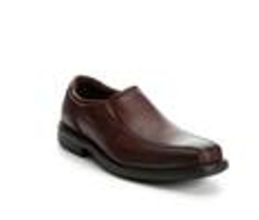 Men Rockport Loafers | Men'S Rockport Style Leader 2 Bike Loafers New Brown Grad