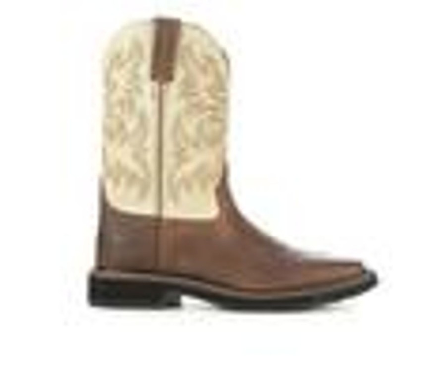 Men Justin Boots Soft Toe | Men'S Justin Boots Se 4863 Stampede 11 Brown/Cream