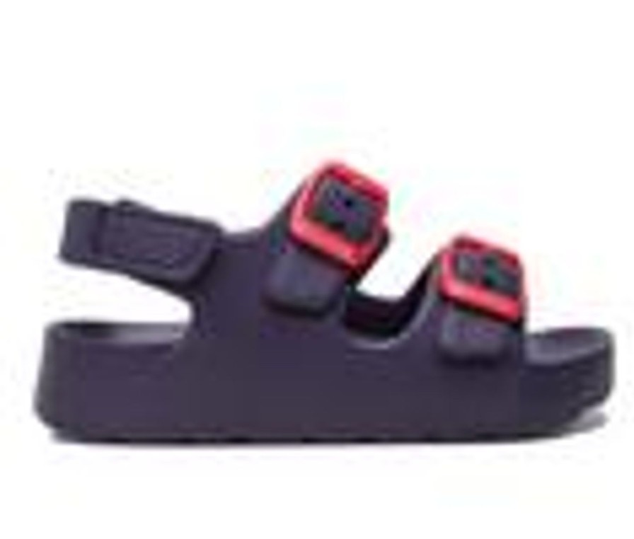 Kids Nautica Sandals | Boys' Nautica Infant Float Boat 5-12 Navy/Red