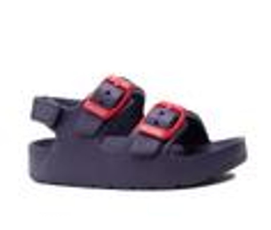 Kids Nautica Sandals | Boys' Nautica Infant Float Boat 5-12 Navy/Red