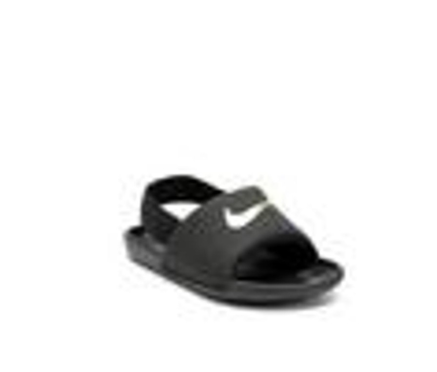 Kids Nike Sandals | Boys' Nike Infant & Toddler Kawa Sport Slides Black/Gold