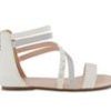 Kids Jessica Simpson Sandals | Girls' Jessica Simpson Danna Cross 11-5 Sandals White