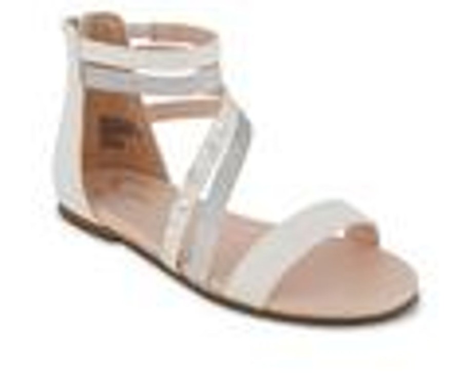 Kids Jessica Simpson Sandals | Girls' Jessica Simpson Danna Cross 11-5 Sandals White