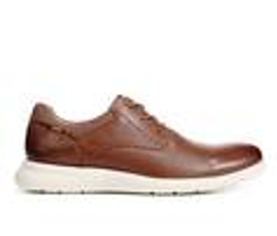 Men Dr. Scholls Oxfords | Men'S Dr. Scholls Traveler Dress Shoes Brown Leather