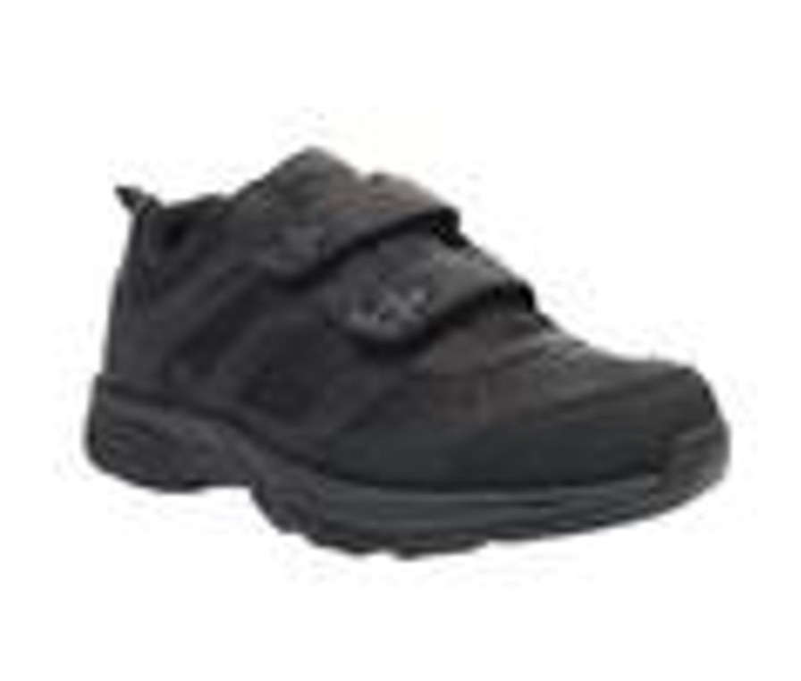 Men Propet Walking And Hiking | Men'S Propet Connelly Strap Walking Shoes All Black