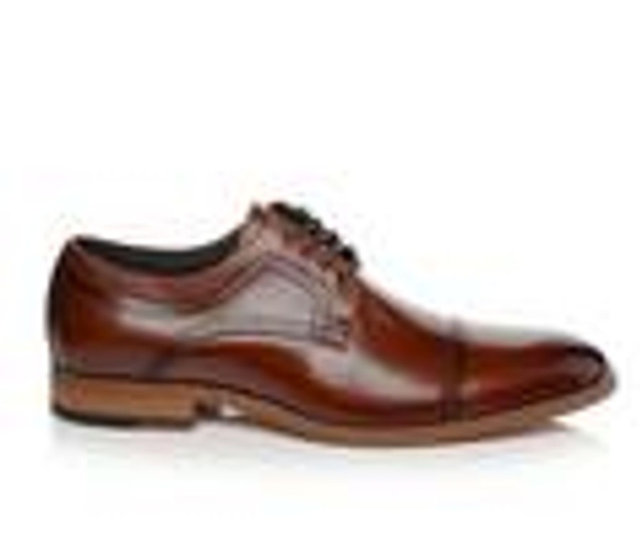 Men Stacy Adams Oxfords | Men'S Stacy Adams Dickinson Dress Shoes Cognac