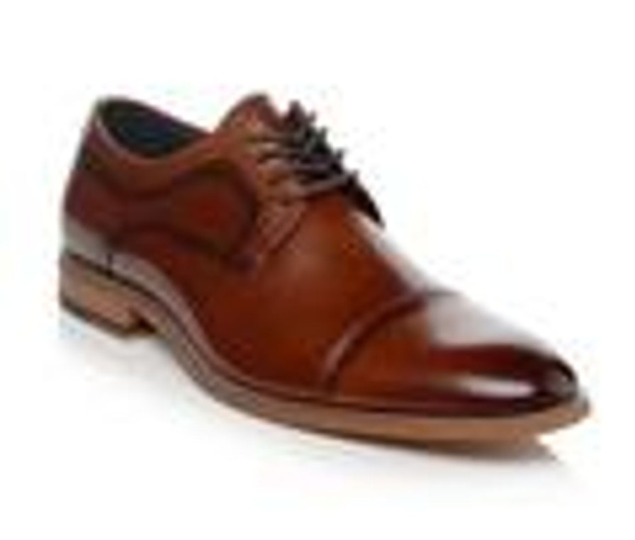 Men Stacy Adams Oxfords | Men'S Stacy Adams Dickinson Dress Shoes Cognac