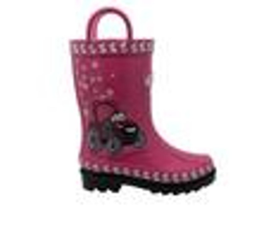 Kids Case IH Boots | Kids' Case Ih Little Kid Fern Farmall Rain Boots Pink/Black