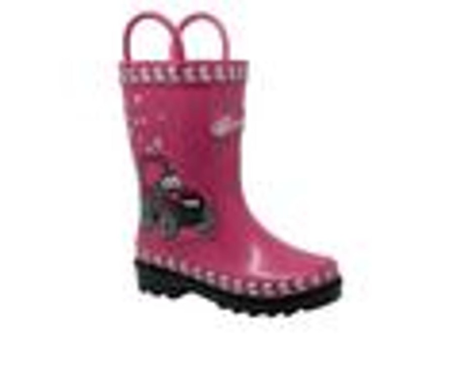 Kids Case IH Boots | Kids' Case Ih Little Kid Fern Farmall Rain Boots Pink/Black